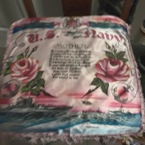 Mother WWII US Navy Souvenir Pillow Cover